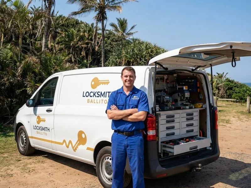 Grant Fourie, founder of Locksmith Ballito, with his mobile locksmith van